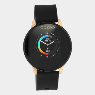 OOZOO BLACK rubber strap DISPLAY SMARTWATCH Q00114