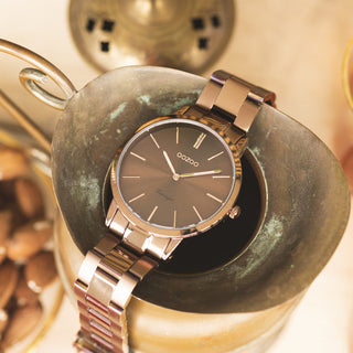 Oozoo Dames horloge-C20106 bruin (38mm)