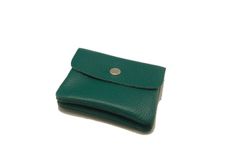 Kopen donker-groen Bijoutheek Italiaanse leren dames portemonnee