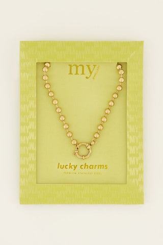 My Jewelery Necklace balls with round clasp