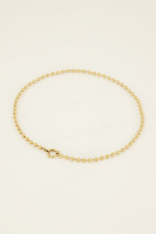 My Jewelery Necklace balls with round clasp