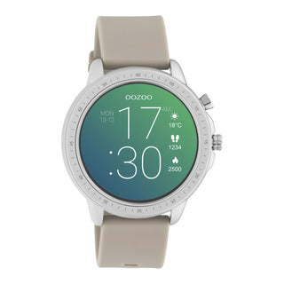 OOZOO Smartwatches - unisex - Taupe Display Smartwatch - Brown Q00313 (45MM)