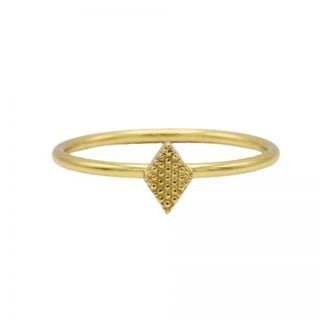 Kopen goud Karma Ring Diamond Shape (MAAT 50-54MM)