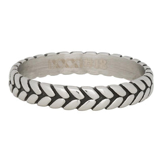 Kopen zilver iXXXi invulring Leaf Knot (4MM)