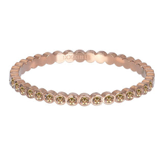 Koop peach iXXXi infill ring small circle stone (2MM)