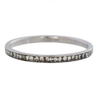 Kopen zilver iXXXi invulring Zirkonia Crystal (2MM)