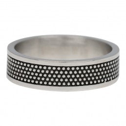 iXXXi invulring Row Dots Zilver R3205-5 6mm