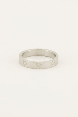 My Jewelery Ring heart engraved