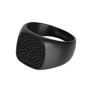 iXXXi Jewelry heren ring Zwart (Maat 20-23mm)