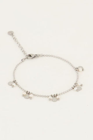 My Jewellery Shapes armband parels & rondje