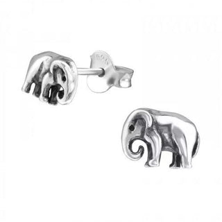 Silberner Ohrstecker, Elefant (3MM)