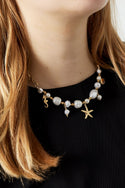 Bijoutheek Collier Parels Bedels Zee