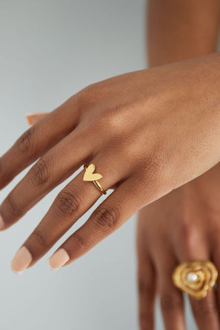 Bijoutheek Ring (Sieraad) Hart (One Size)