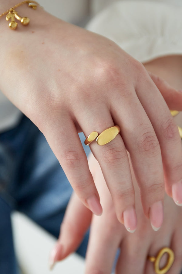 Bijoutheek Ring (Sieraad) Wikkel Plat