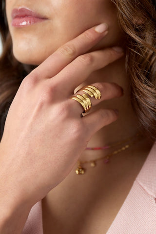 Kopen goud Bijoutheek Ring (Sieraad) Soft Touch One Size