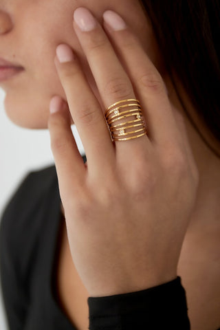 Kopen goud Bijoutheek Ring (Sieraad) Galaxy One Size