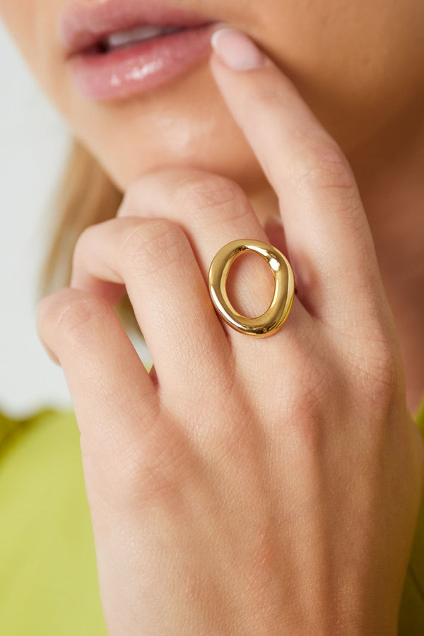 Bijoutheek Ring (Sieraad) Ovaal Organisch