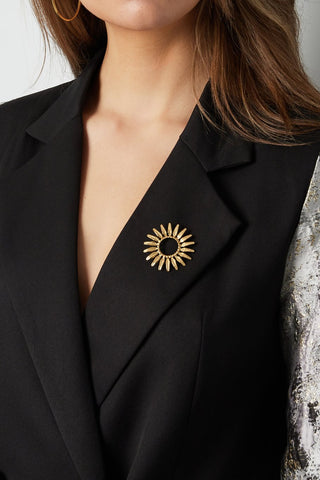 Bijoutheek Broche Broche Sun