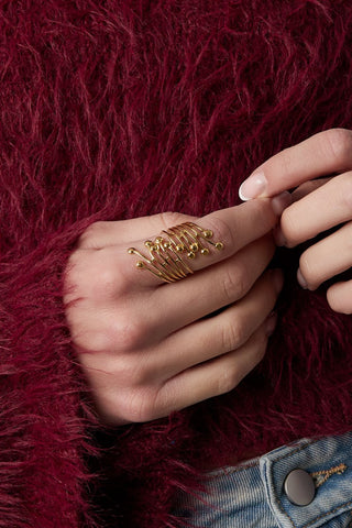 Kopen goud Bijoutheek Ring (Sieraad) Space Dust One Size