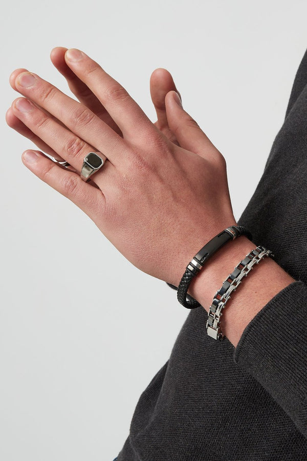 Bijoutheek Armband (Sieraad) Heren Dubbele Schakel