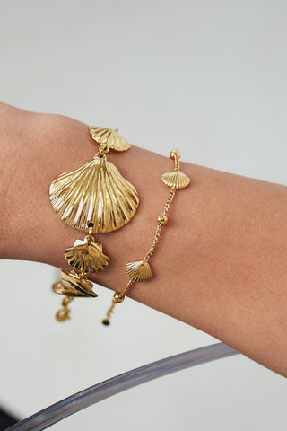Kopen goud Bijoutheek Armband (Sieraad) Kleine Schelpen