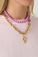 Bijoutheek Collier Grove Schakel Bold Lightning Bliksem