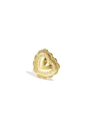 Bijoutheek Ring (Sieraad) Hart Patroon Ornament