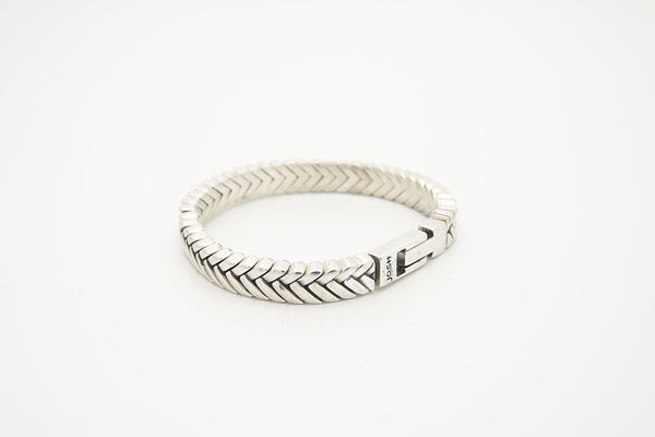 JOSH zwart armband 03505-BRA-S (LENGTE: 21.5-23.5CM)