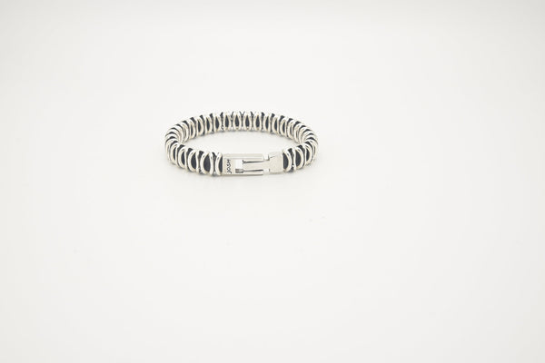 JOSH Heren Armband - 03559 Silver (LENGTE: 20.50-22.50 CM)