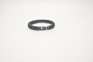 JOSH Heren Armband - 03559 Vintage Black (LENGTE: 20.50-22.50 CM)