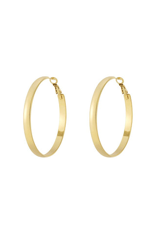 Kopen goud Bijoutheek Oorringen Basic Hoop Lichtgewicht