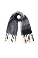 Bijoutheek Sjaal (Fashion) Geblokt Winter Franjes