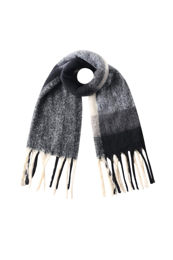 Bijoutheek Sjaal (Fashion) Geblokt Winter Franjes