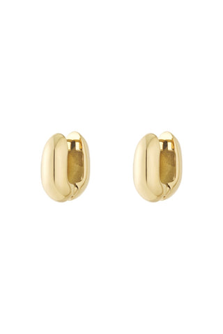 Bijoutheek Oorringen Oval Hoop Bold