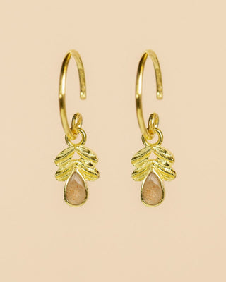 Kopen peach-moonstone Muja Juma Oorhangers Umbriel