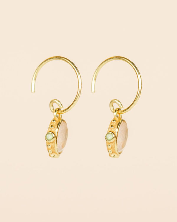 Muja Juma Oorhangers Afiya Rose Quartz