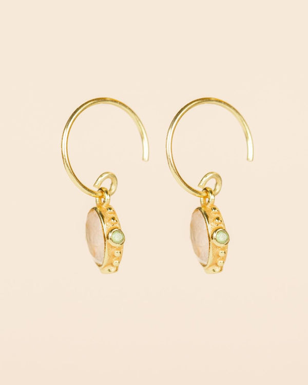 Muja Juma Oorhangers Afiya Rose Quartz