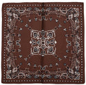 Bijoutheek Sjaal (Fashion) Vierkant Zijdezacht Paisley Rand