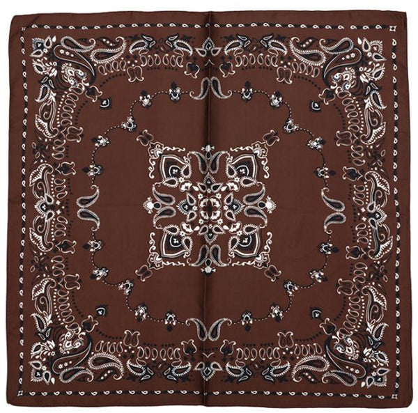 Bijoutheek Sjaal (Fashion) Vierkant Zijdezacht Paisley Rand