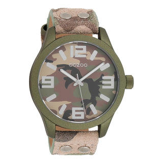 Oozoo Herren-/Damenuhr-C1057 Grau (46 mm)