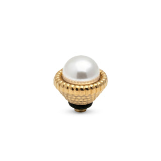 Melano Twisted Bali Pearl Steentje (8MM)