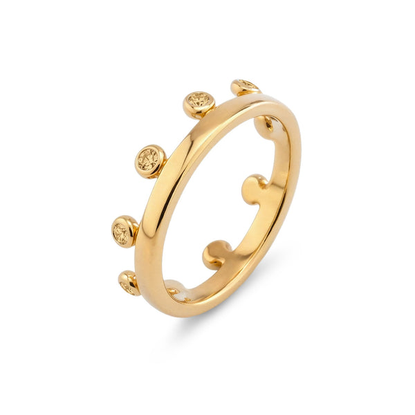 Melano Friends Unite Zita Ring Goldplated (52-60MM)