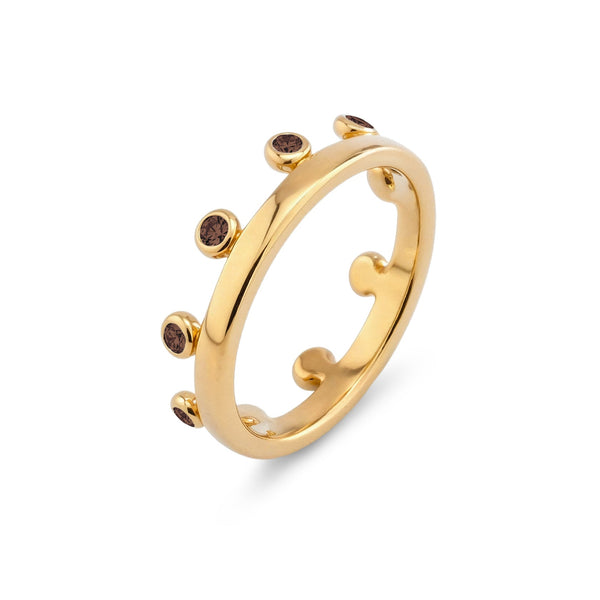 Melano Friends Unite Zita Ring Goldplated (52-60MM)