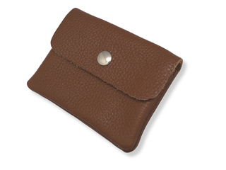 Kopen cognac Bijoutheek Portemonnee Leer Italiaans