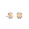 Coeur de Lion Birthstone June Earrings Cream Jade