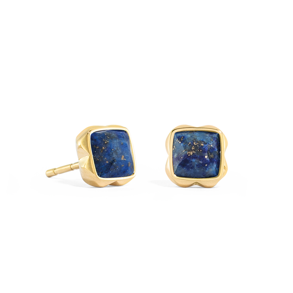 Coeur de Lion Birthstone September Earrings Lapis Lazuli
