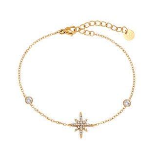 Bijoutheek Armband (Sieraad) Grote Beer Poolster Zirkonia