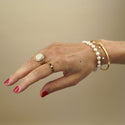 Camps & Camps armband Pearl White 4S057_PE
