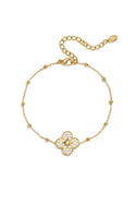 Bijoutheek Armband (Sieraad) Balletjes Klaver Steentjes