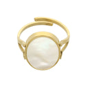 Camps & Camps Oval Mother Of Pearl Ring 6S049_MP